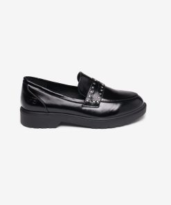 Les Petites Bombes Femme Chaussures Mocassins Classiques Maori | Noir