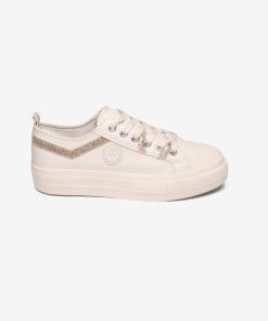 Les Petites Bombes Femme Chaussures Baskets Basses Indira | Creme & Or