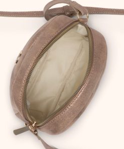 Les Petites Bombes Femme Sac Bandouliere Glitter Ferielle | Bronze