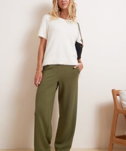 Les Petites Bombes Femme Men's Pantalon Droit Fluide Gina | Kaki