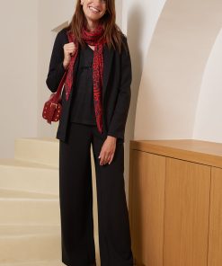 Les Petites Bombes Femme Men's Pantalon Droit Fluide Gina | Noir