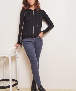 Les Petites Bombes Femme Men's Gilet Zip Et Capuche Doha | Noir