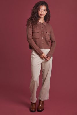 Les Petites Bombes Femme Men's Gilet Cardigan Joliane | Choco