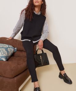 Les Petites Bombes Femme Men's Pull Sans Manche Maurane | Noir