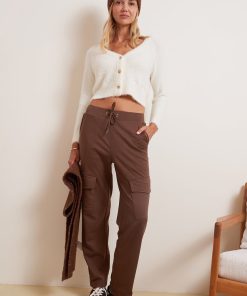 Les Petites Bombes Femme Men's Jogpant Cargo Meryam | Choco