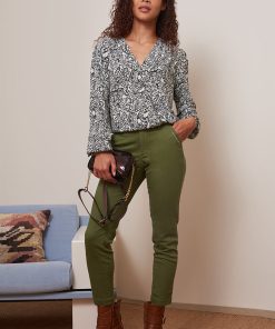 Les Petites Bombes Femme Men's Pantalon Chino Naomie | Olive