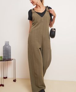 Les Petites Bombes Femme Men's Combinaison Salopette Myliana | Kaki