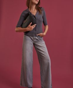 Les Petites Bombes Femme Men's Pantalon Long Wide Jonah | Grey