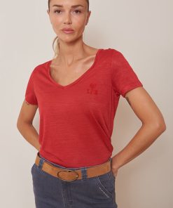 Les Petites Bombes Femme Men's Tee Shirt Brunilde Love | Rouge