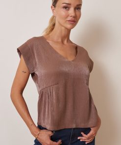 Les Petites Bombes Femme Men's Top Satine Laila | Choco