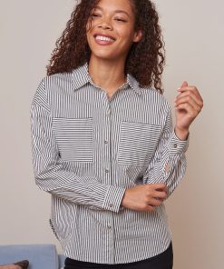 Les Petites Bombes Femme Men's Chemise A Rayures Gaelig | Rayures Noires